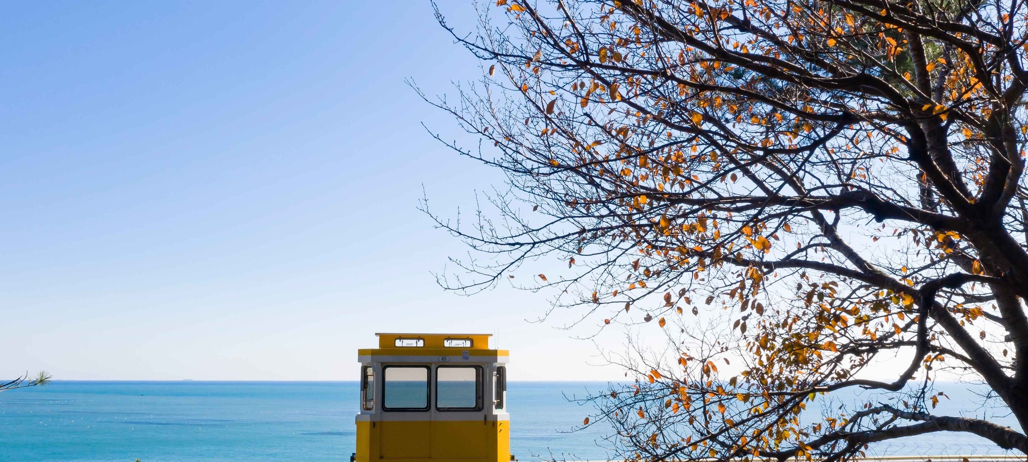 Beach Train on Blueline Park Sky Capsule + Oryukdo + Huinnyeoul + Gamcheon