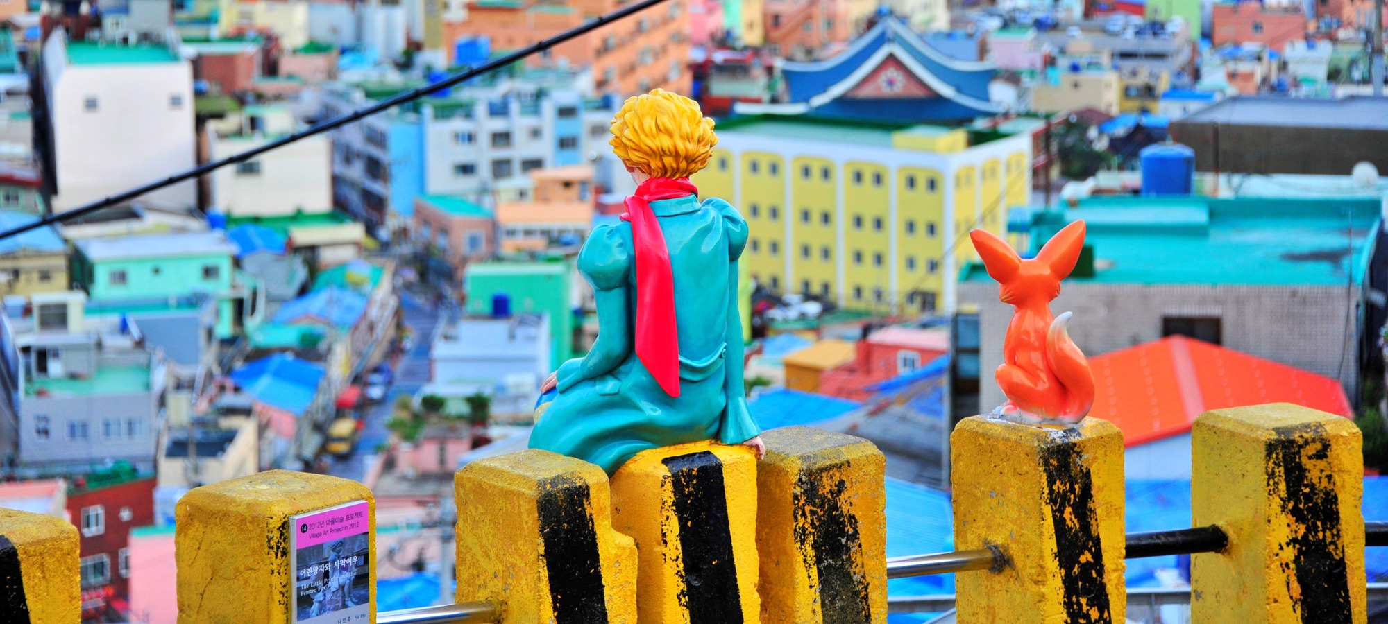 Gamcheon Culture Village on Blueline Park Sky Capsule + Oryukdo + Huinnyeoul + Gamcheon
