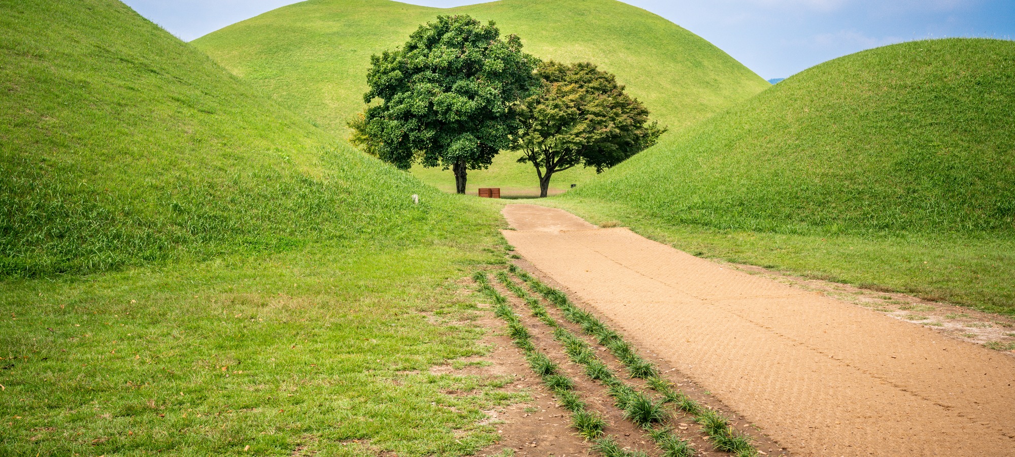 Gyeongju royal tomb landscape