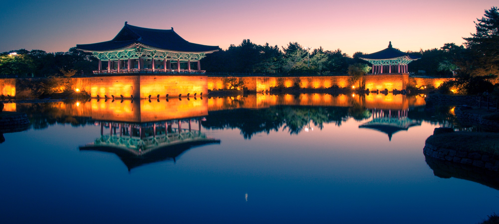 Donggung Wolji on Gyeongju UNESCO World Heritage Site + Busan Sky Capsule Day Tour